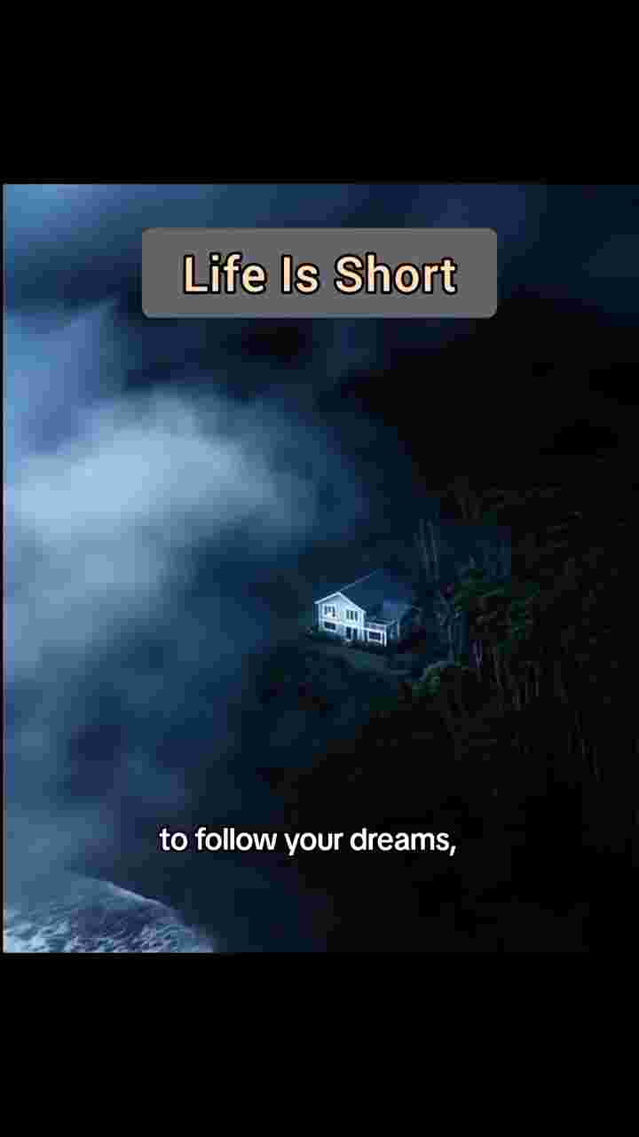 Words of Wisdom: Life is short, don't wait too long to say sorry, to say thank you or to tell someone you love them.

Don't wait too long to visit your parents, to follow your dreams or to become the person you want to be. Tomorrow is never promised.