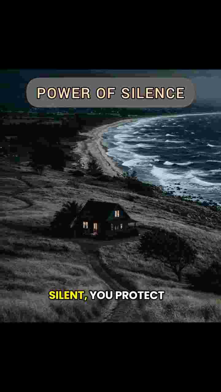 Words of Wisdom: Power of Silence

sometimes the strongest response is no response at all,
when you stay silent you protect your peace, observe more clearly and keep control of your emotions