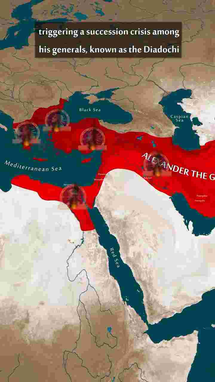video: What happened after the death of Alexander the Great, king of Macedonia, in 323 BCE