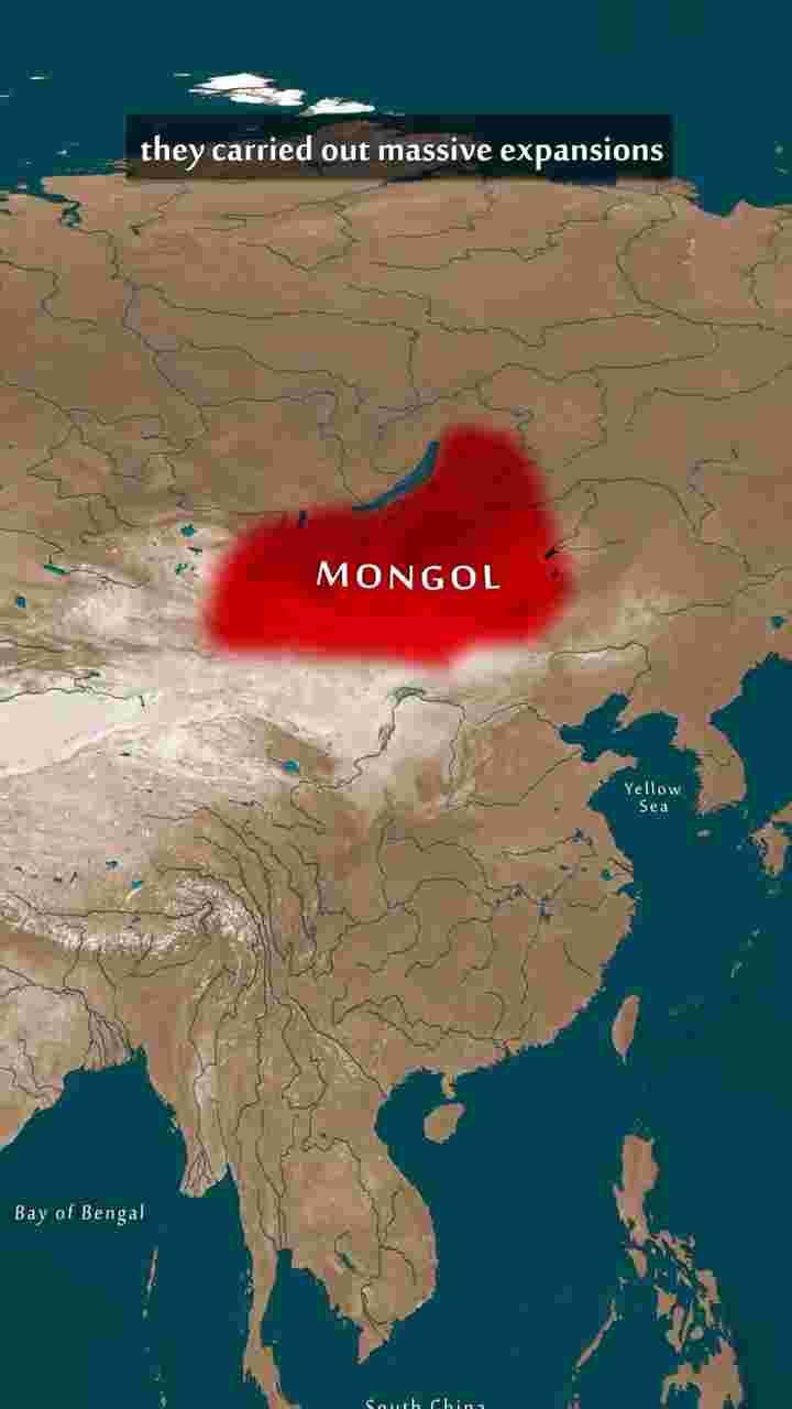 How did the Mongol Empire become a superpower? It emerged from nomadic tribes of the Eurasian Steps lead by Genghis Khan, they went on to takeover China westwards and reached eastern Europe to their east.