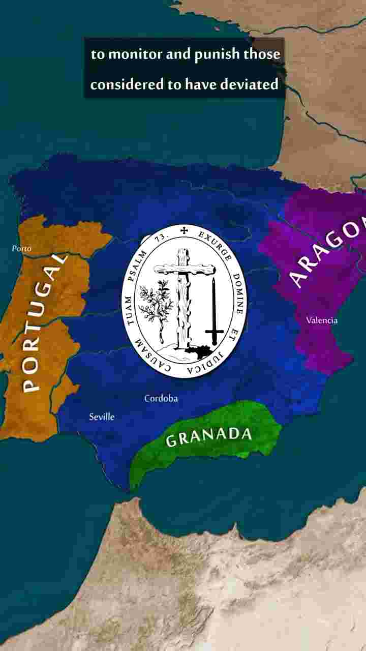 Spanish Inquisition: The monitoring and punishment of those deviating from the Christianity in Spain from 1478to 1834