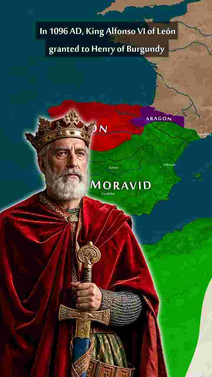 The country of Portugal began as a county on the Iberian Peninsula then grew into a country