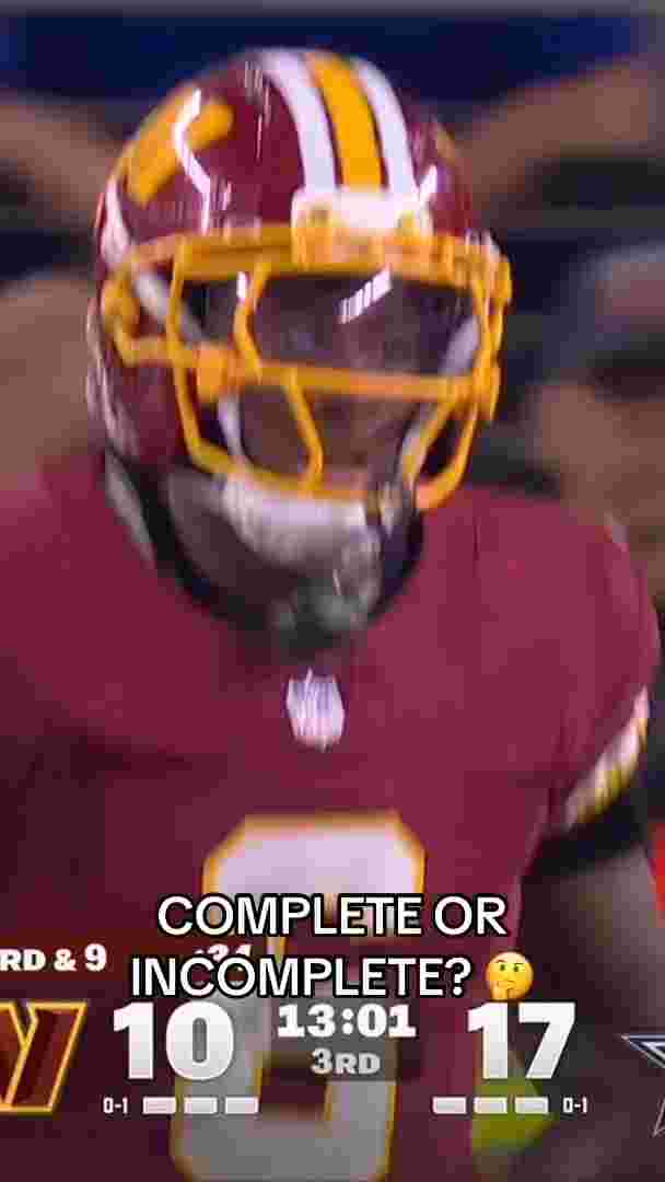 The NFL is corrupt, evidence: Washington Commanders touchdown against Dallas Cowboys denied despite meeting touchdown requirements