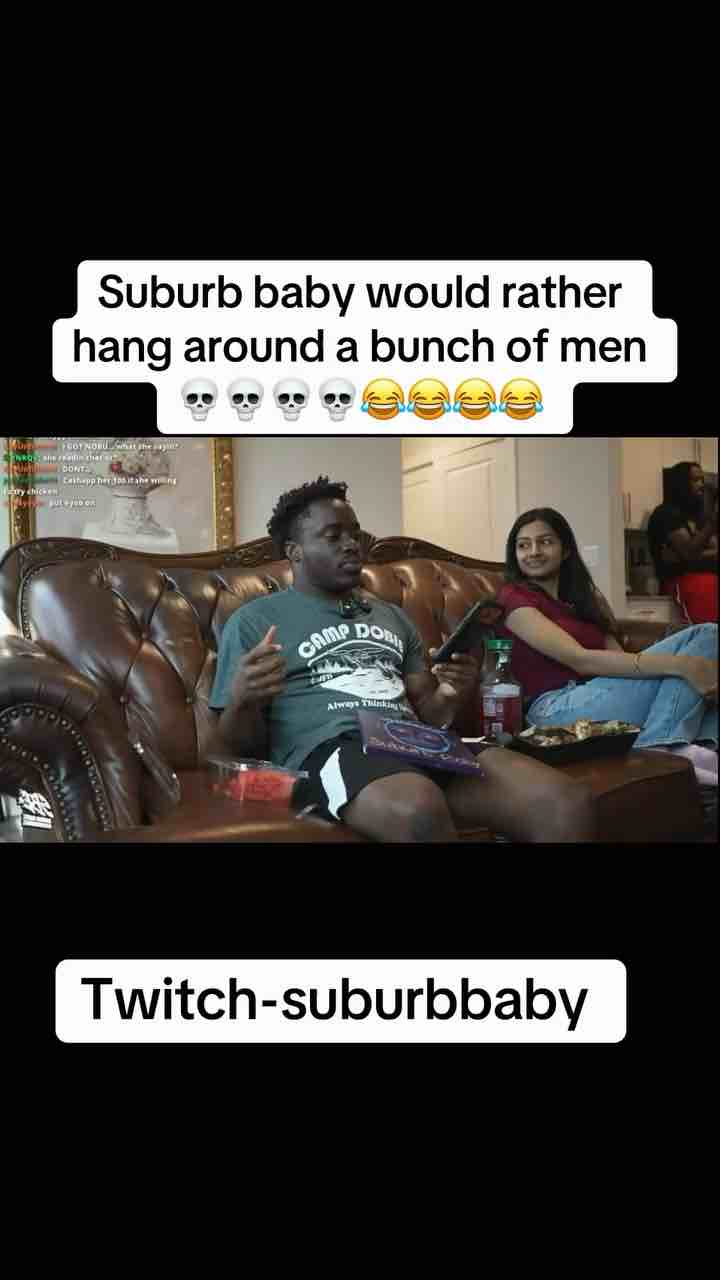 Suburb prefers hanging out with men because it motivates him to do his work whereas around women he is just horny.