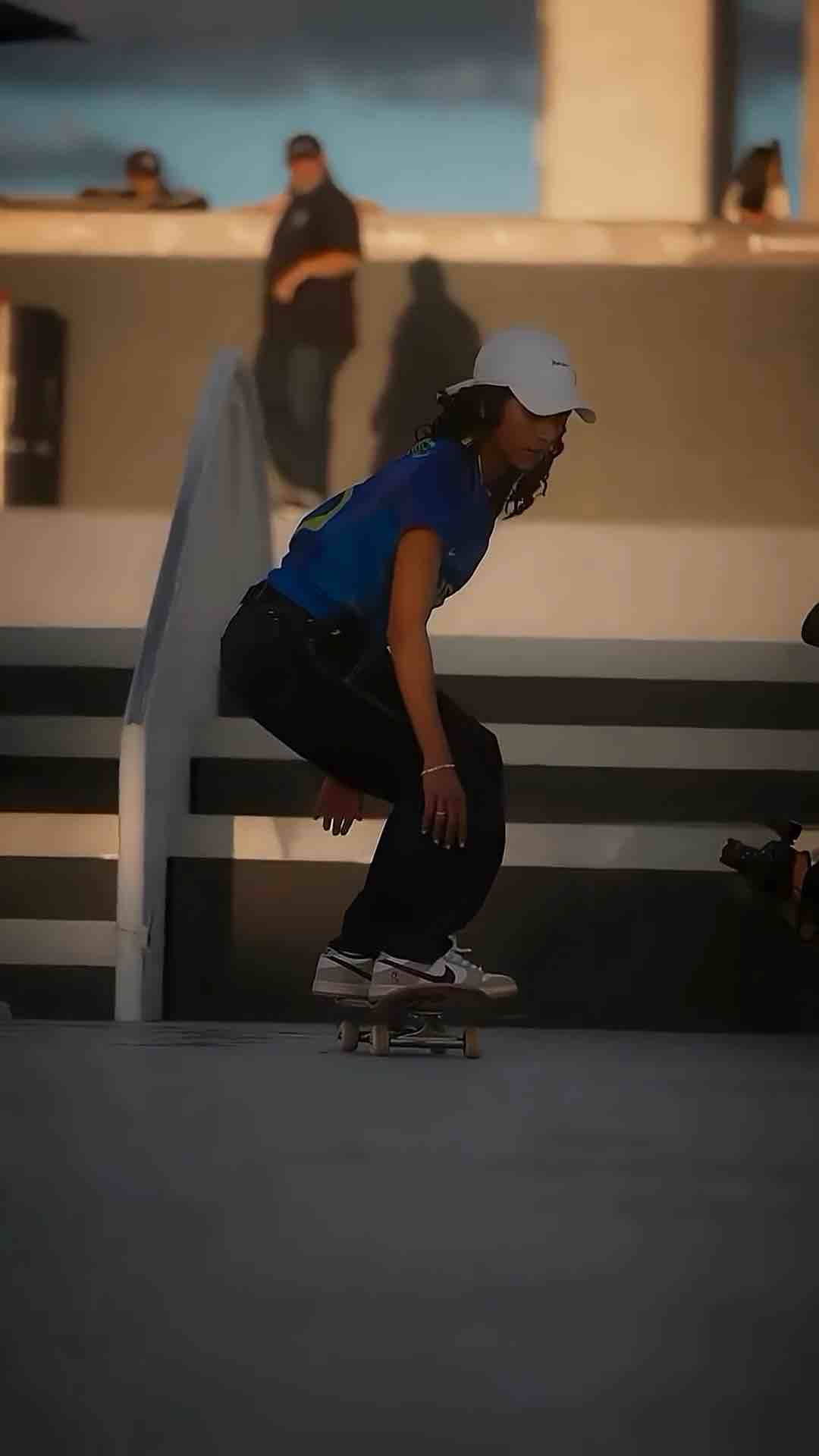 Skater girl Rayssa Leal doesn’t a front side Hurricane Grind 😎