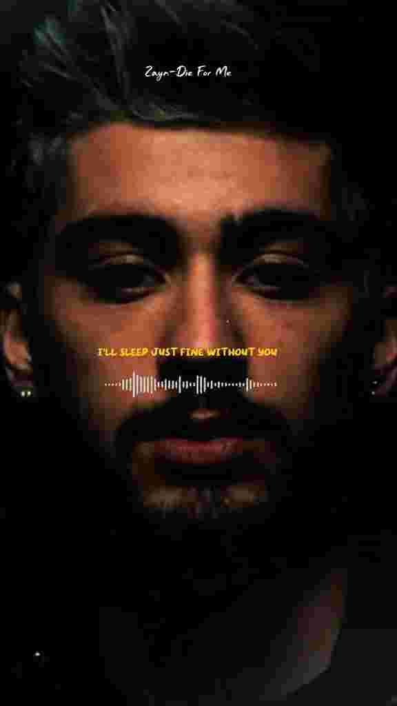 video: Zayn Malik - Die For Me part lyrics