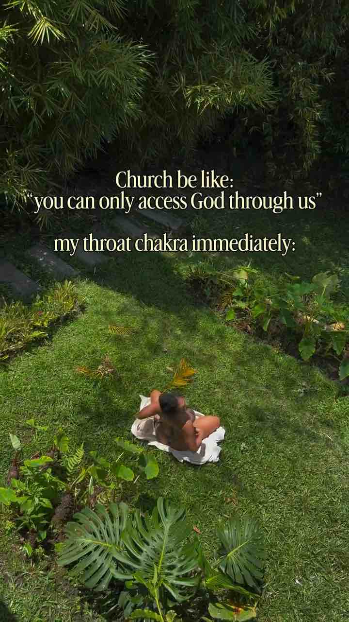 When they say you need a certain person to get to God