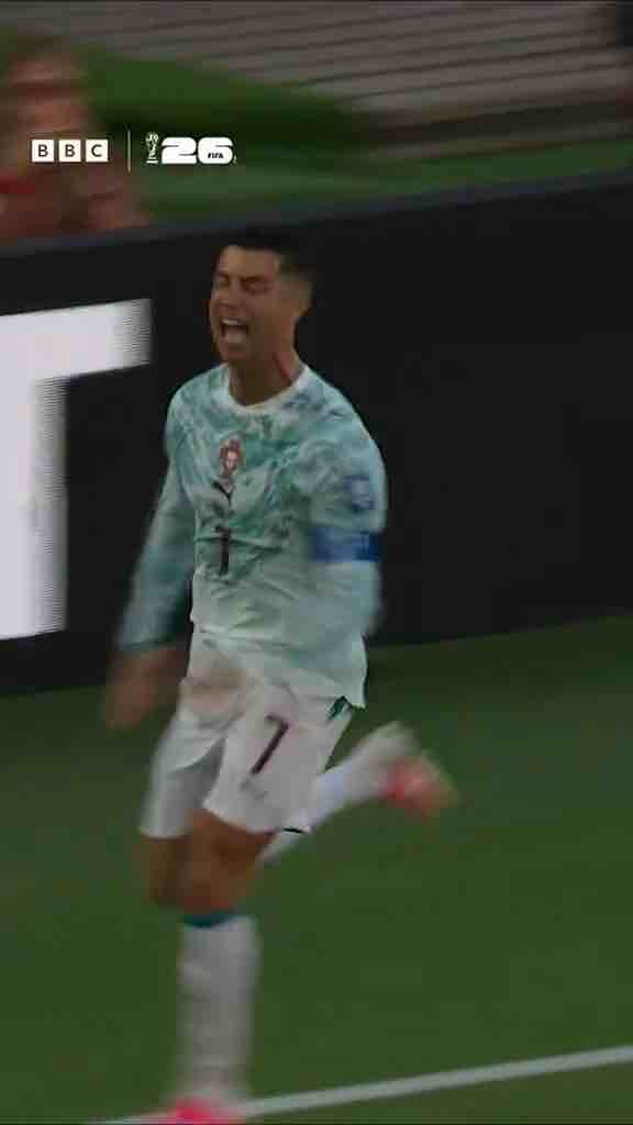 Cristiano Ronaldo penalty scored against Croatian in 2026 World Cup round of 32