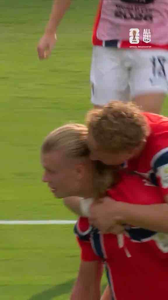 Erling Haaland’s second goal for Norway vs Brazil in FIFA World Cup round of 16 game