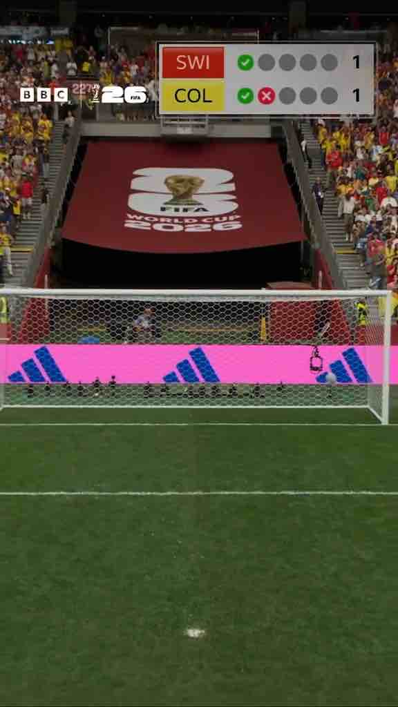 Switzerland vs Colombia penalty shootout 2026 World Cup