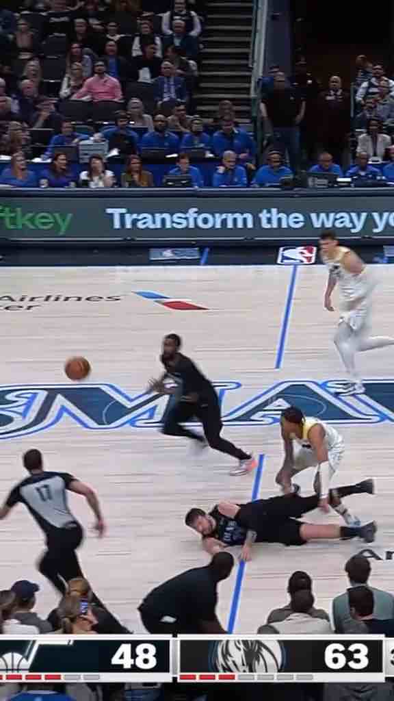 Greatest basketball player ever by Luka Doncic to Kyrie Irving than a slam dunk by Derrick Jones Jr. over 7 footer Walker Kessler of the Utah Jazz