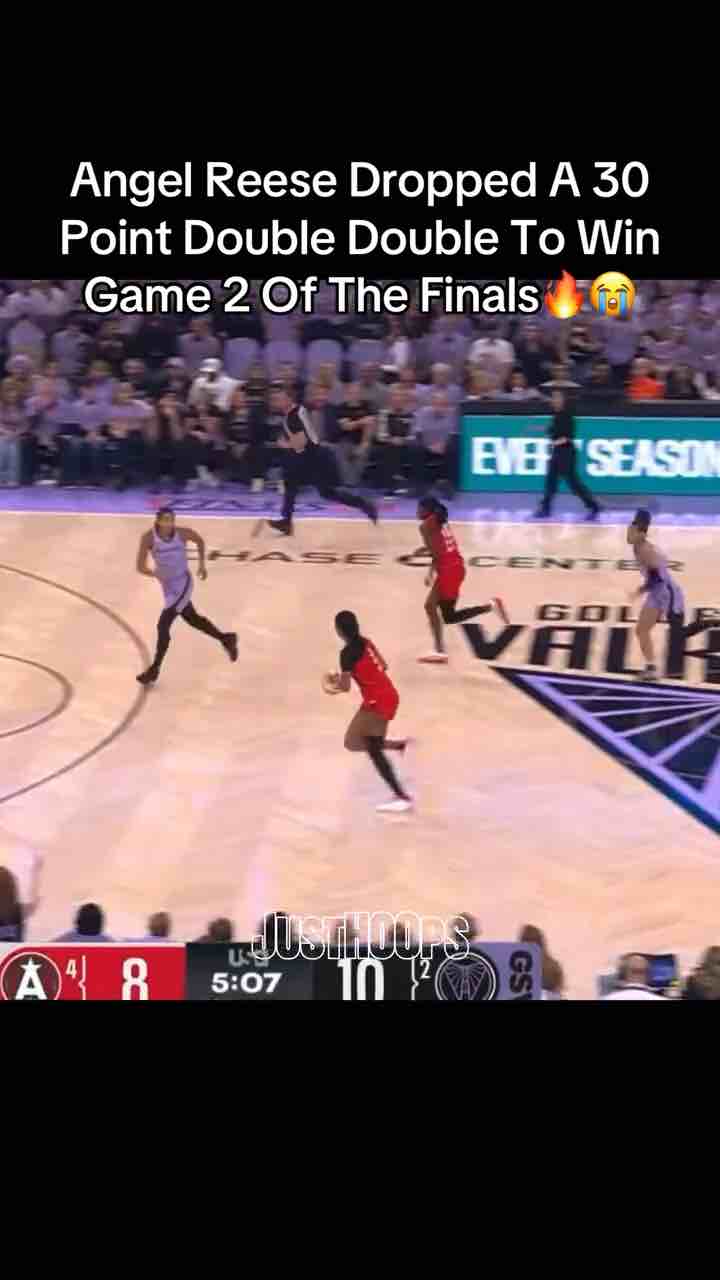 Angel Reese scored 30 points in finals of WNBA and got 15 rebounds. She’s the 3rd and youngest person to ever do it in a final.