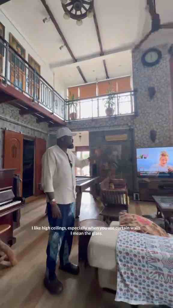 Mansion of filmmaker Kunle Afolayan in Lagos Nigeria 🫡