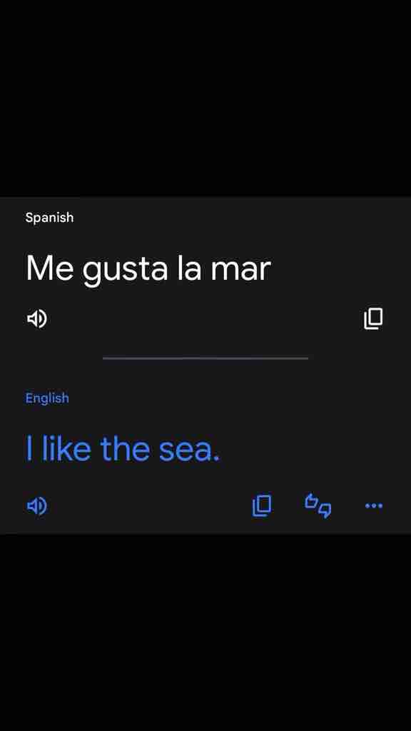 Learn Spanish and French with this song, there’s translations in the video:

Me gustan los aviones, me gustas tú
Me gusta viajar, me gustas tú
Me gusta la mañana, me gustas tú
Me gusta el viento, me gustas tú
Me gusta soñar, me gustas tú
Me gusta la mar, me gustas tú
¿Qué voy a hacer? Je ne sais pas
¿Qué voy a hacer? Je ne sais plus
¿Qué voy a hacer? Je suis perdu
(¿Qué horas son, mi corazón?)