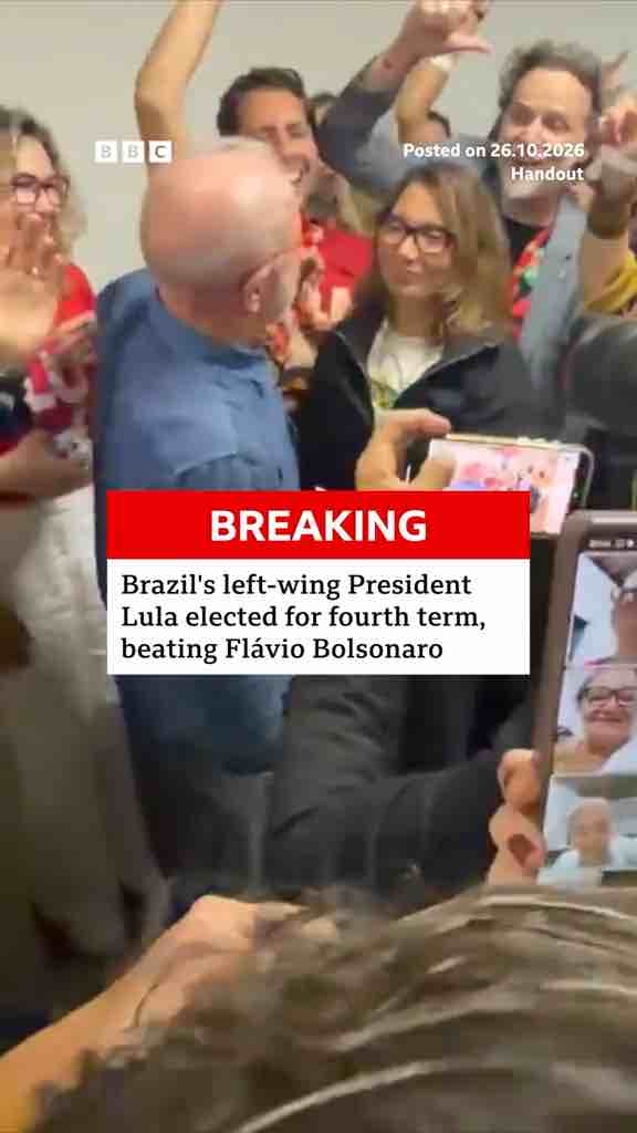 80 year old Brazilian president Lula Da Silva reelected 2 days before his 81st birthday. He won against Flavio Bolsonario, the son of former president Jair Bolsonario.