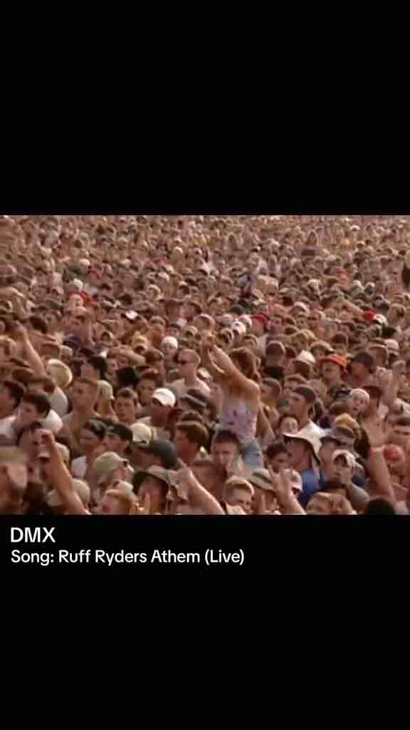 DMX performs Ruff Ryders Anthem at Woodstock festive in Rome, New York in 1999