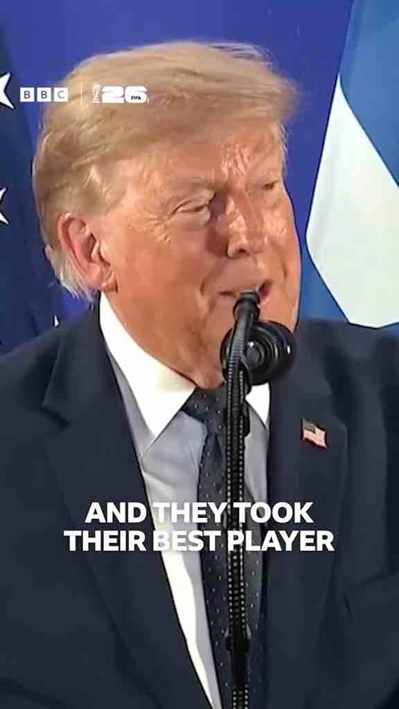 Donald Trump makes comments about England football/soccer team and Harry Kane after loss to Argentina in World Cup semi-final