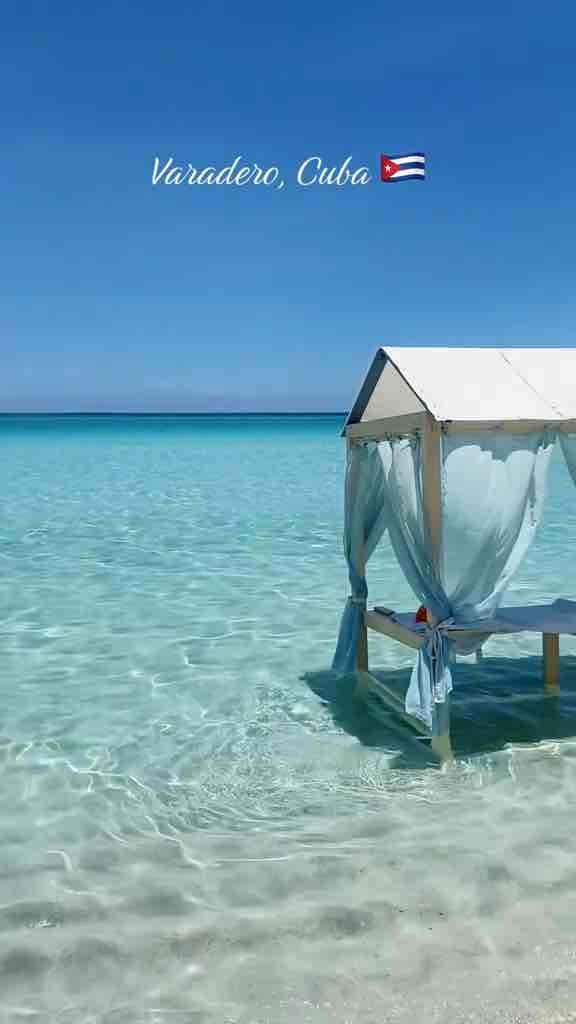 Varadero Beach, Cuba - with beautiful clear water