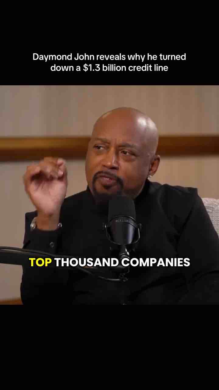 Not a billionaire by choice: Daymond John refused a 1.3B$ offer. He’s rather spend time with his family than to sacrifice that time for work