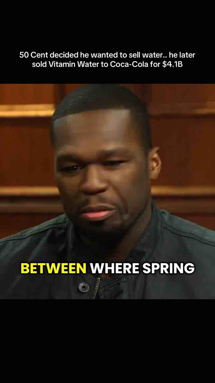 50 Cent made 100 million dollars from the sale of Vitaminwater to Coca Cola