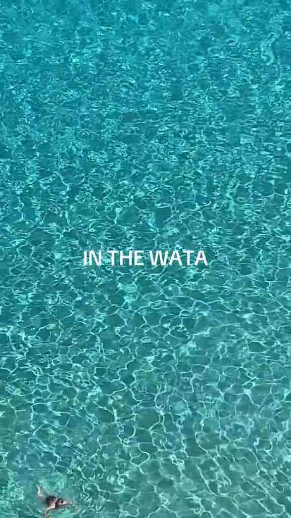 If I can’t see in the water, I ain’t getting in it - Tropea Beach, Italy