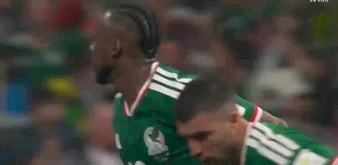 Julián Quiñones goal in Mexico vs England 2026 World Cup game