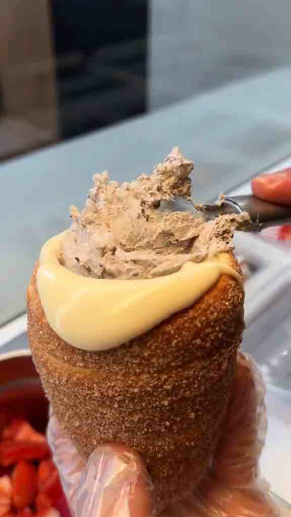 Chimney Cake from Conut restaurant in Lebanon