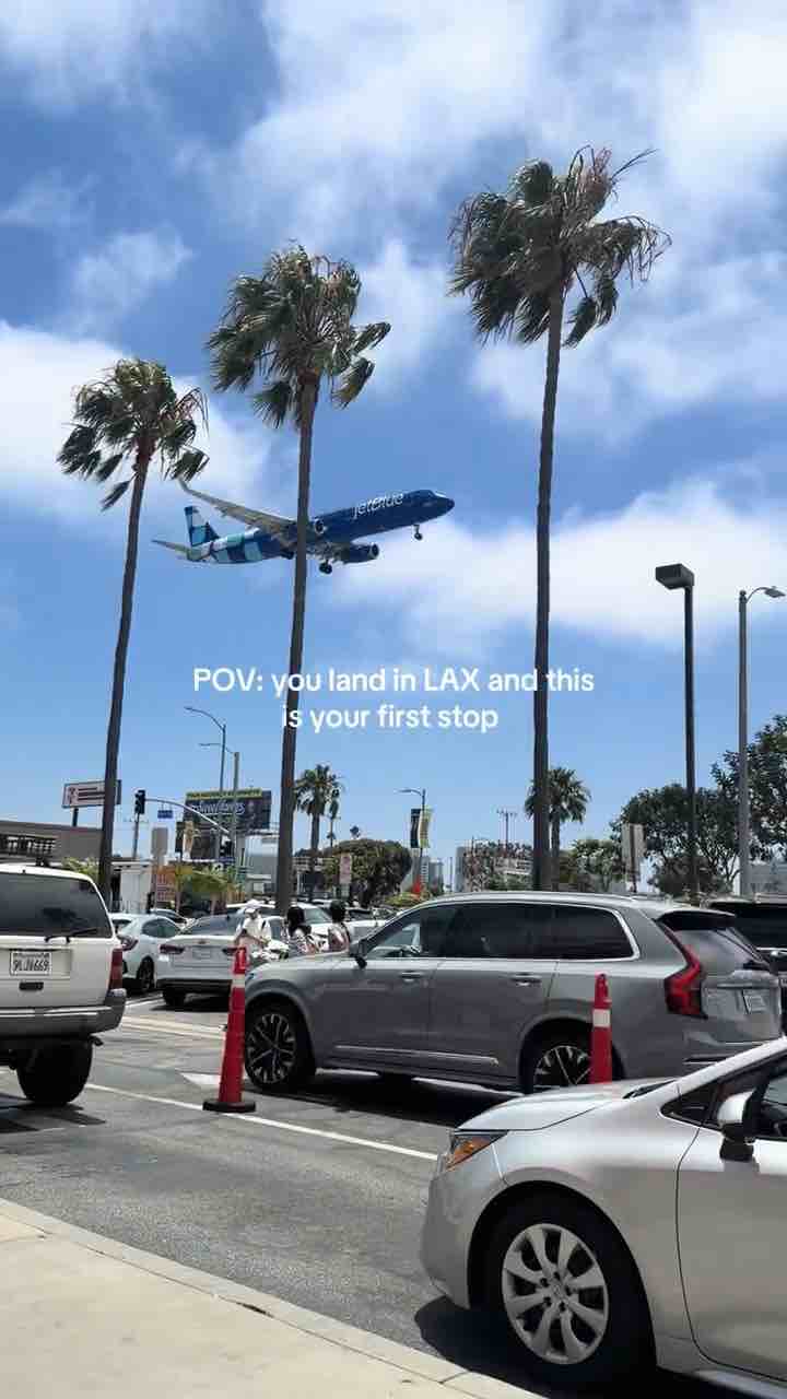 The In-N-Out by the LAX airport in Los Angeles
