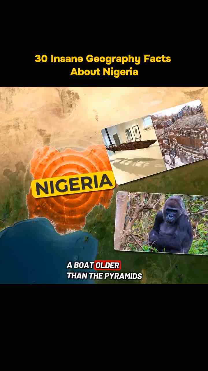 Facts about Nigeria including oil, Nollywood, ancient boat, 500+ languages