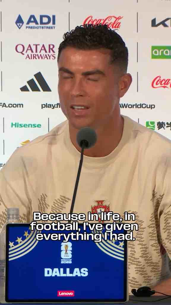 Cristiano Ronaldo responds to World Cup Question on whether this is his last World Cup right before Portugal vs Spain knockout game