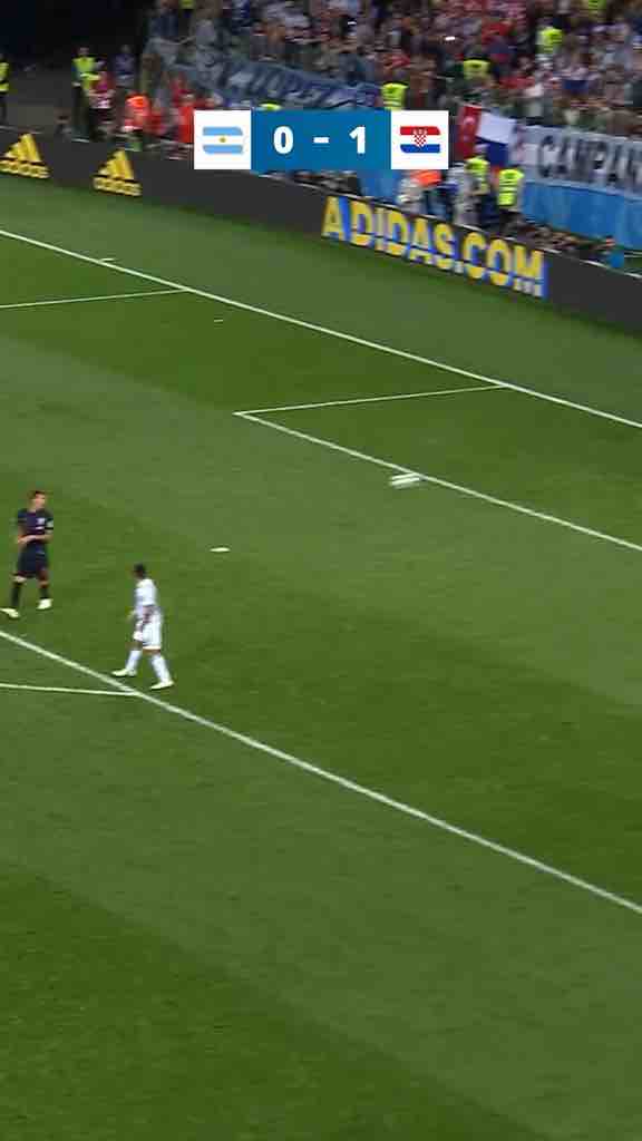Croatia beats Argentina 3-0 at the 2018 World Cup (all goals)