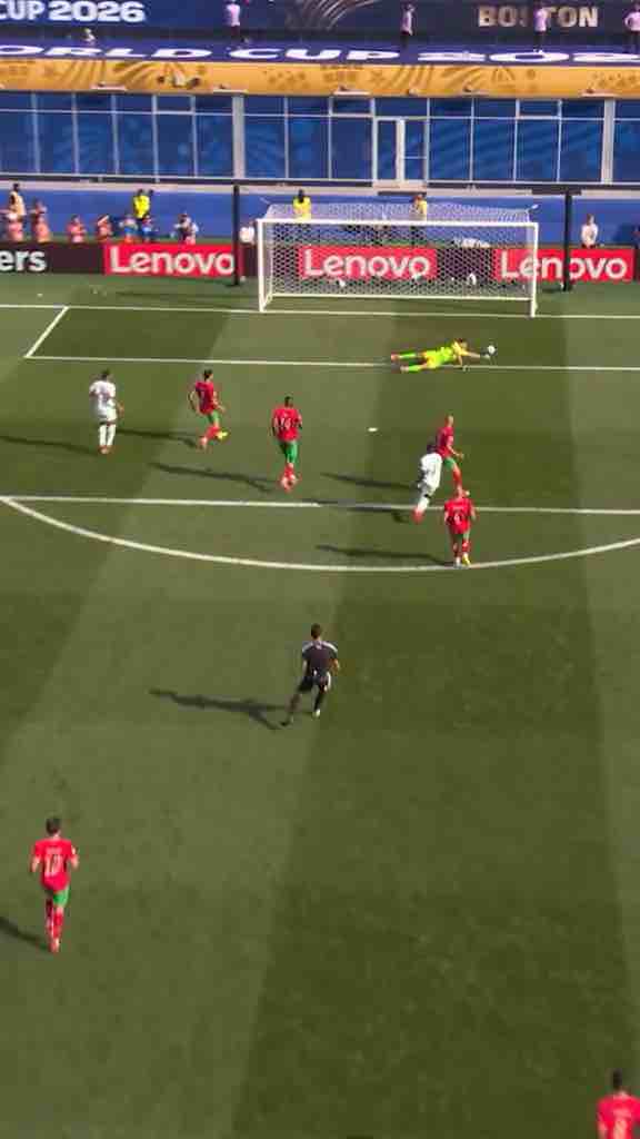 Ousmane Dembele goal in France vs Morocco World Cup 2026 game