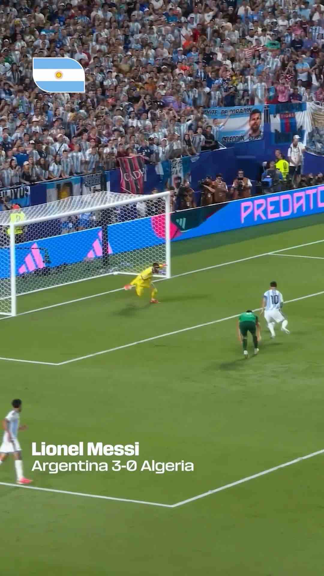 Lionel Messi hat-trick in Argentina vs Saudi Arabia 2026 World Cup