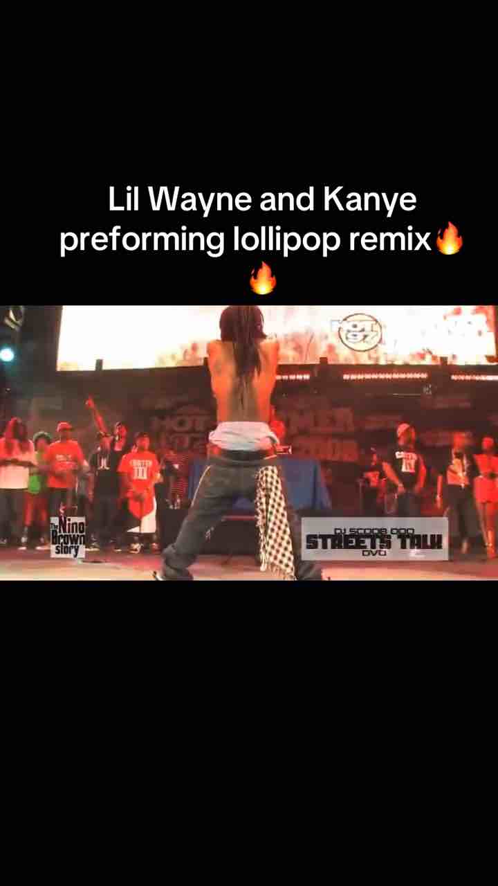 Lil Wayne and Kanye West perform Lollipop Remix (2008)