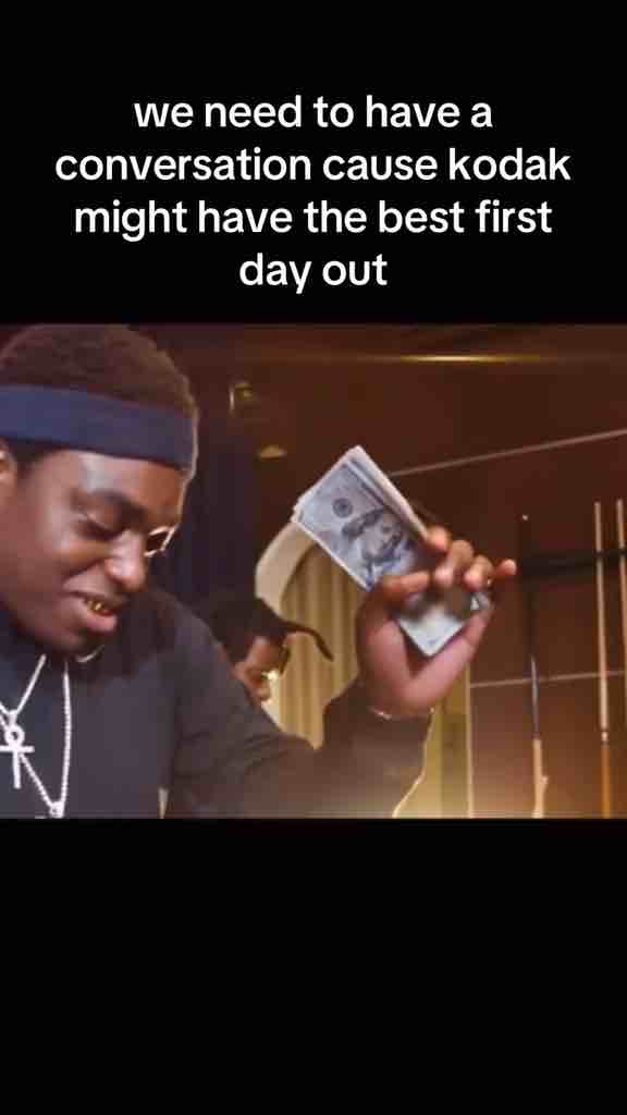 Kodak Black - First day out
Gave my mama hundred racks
And bought a iced-out AP watch
And bought a Cuban links just to match it
That wasn't voodoo, that wasn't magic
Nigga be cappin', I just be laughin'
That was God, nigga was fastin'
And hidin' K2 in my mattress
Smokin' Tunechi in my cell
That was my twelfth time going to jail
That was my second time going to hell
And back for real but I prevail