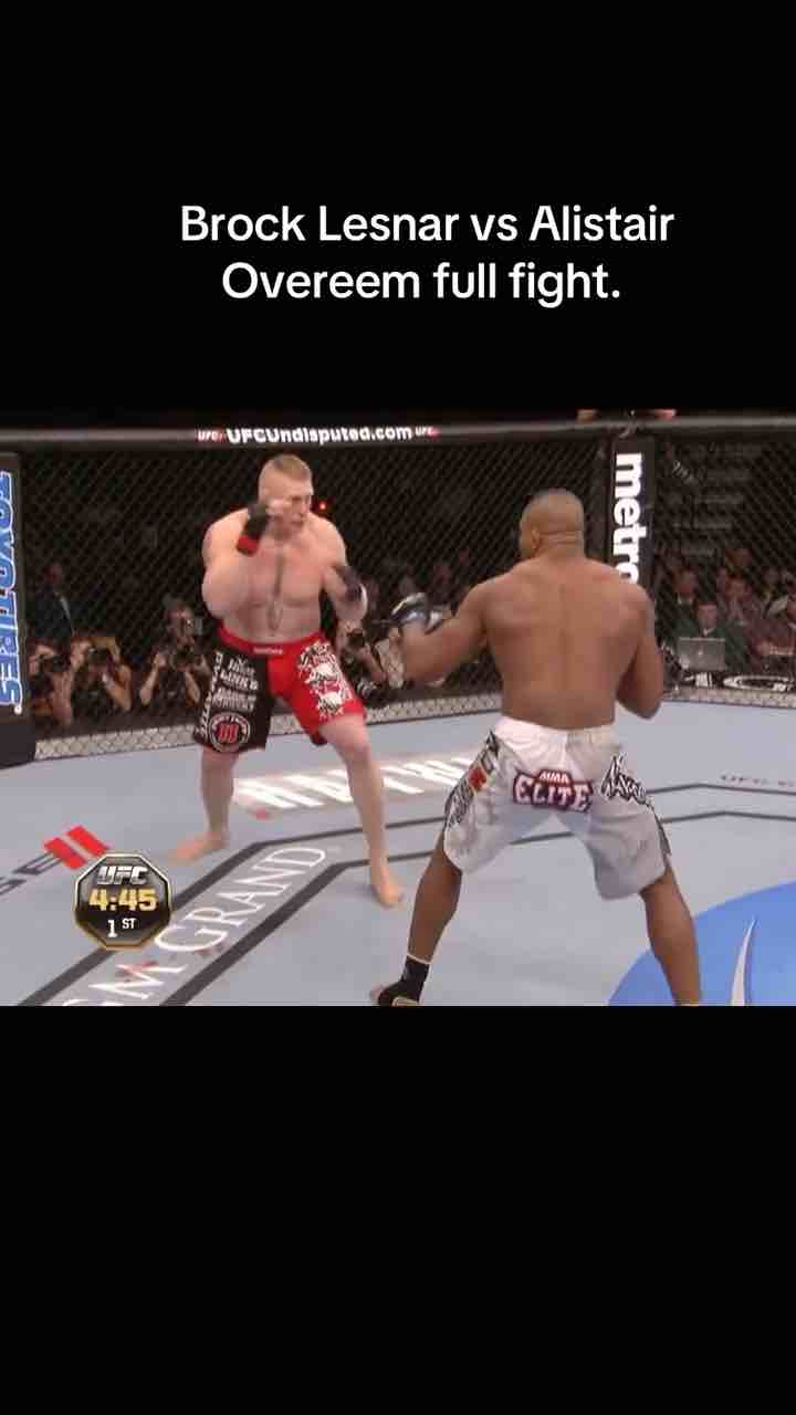 Brock Lesnar knocked out in first round by Alistair Overeem at UFC 141 in Las Vegas, Nevada at MGM Grand Arena (full fight video)