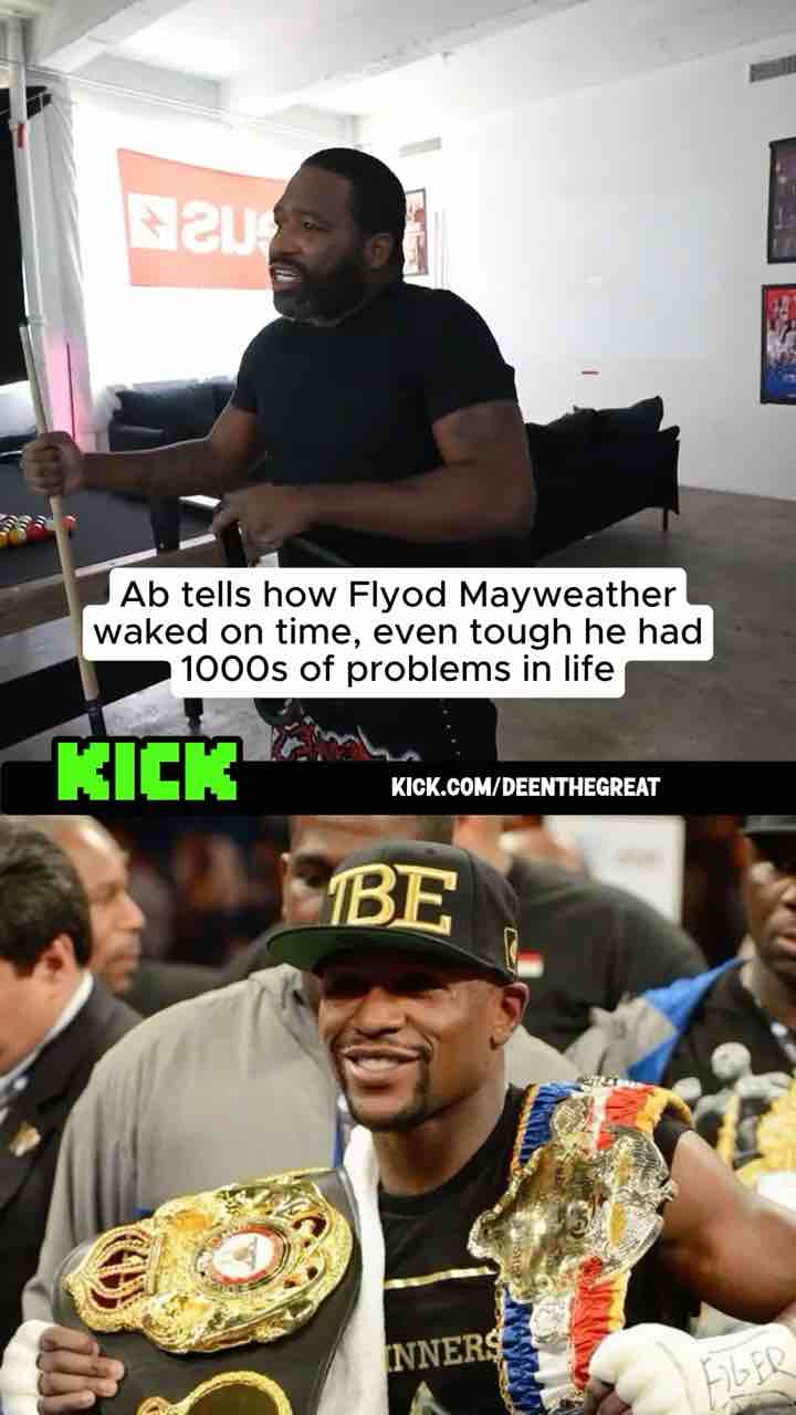 Adrien Broner talking about how Floyd Mayweather dealt well with tough situations