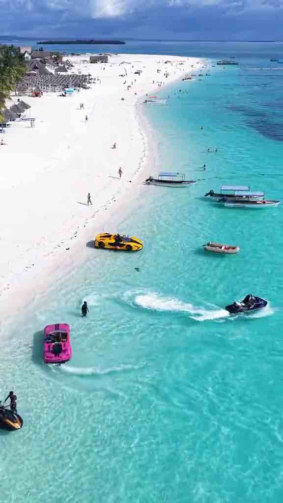 Kendwa Beach of the Tanzanian island called Zanzibar