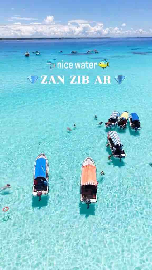 The clear waters of the Tanzanian island Zanzibar.
Song: Mad Over You by Runtown