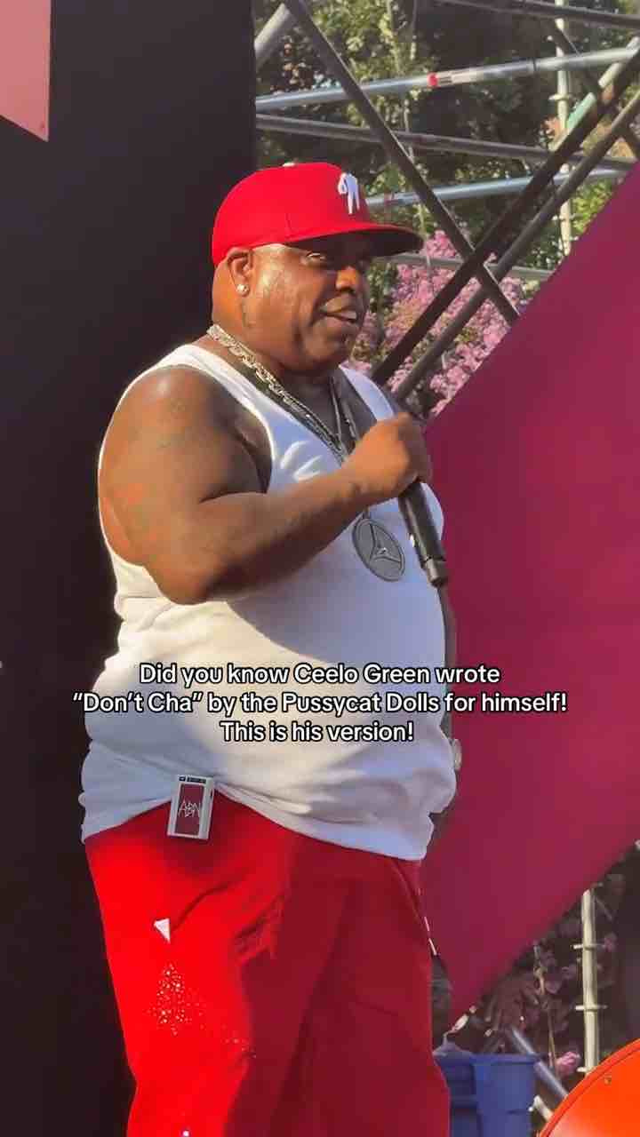 CeeLo Green wrote Don’t Cha for the Pussycat Dolls. Watch him perform his version live