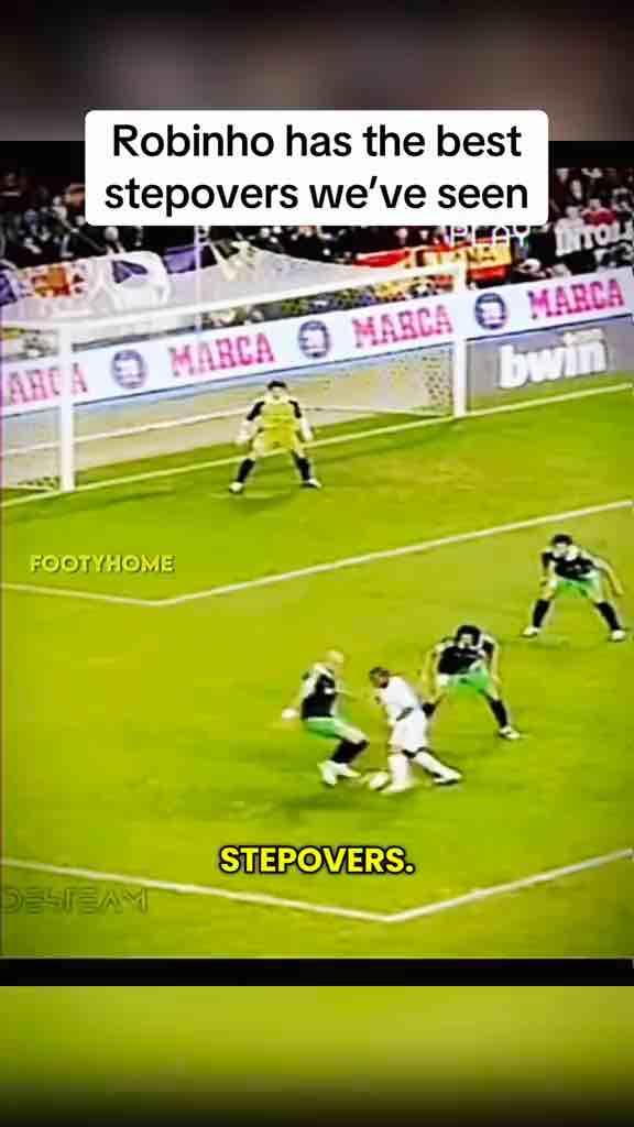 Robinho, one of the greatest with the step overs. The type of player that made us fall in love with Brazilian football
