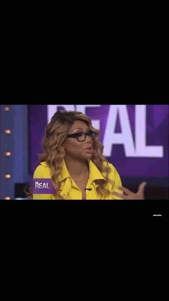 Tamar Braxton crying about someone saying she looks like a muppet. It started when she was beefing with singer K. Michelle.