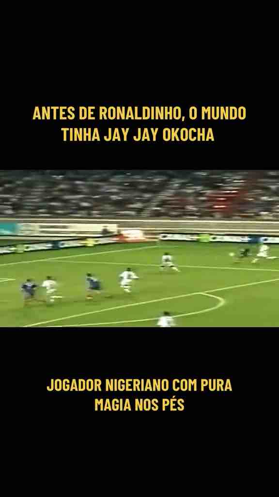 Jay Jay Okocha skills, dribbles and goals. He inspired/influenced Ronaldinho.