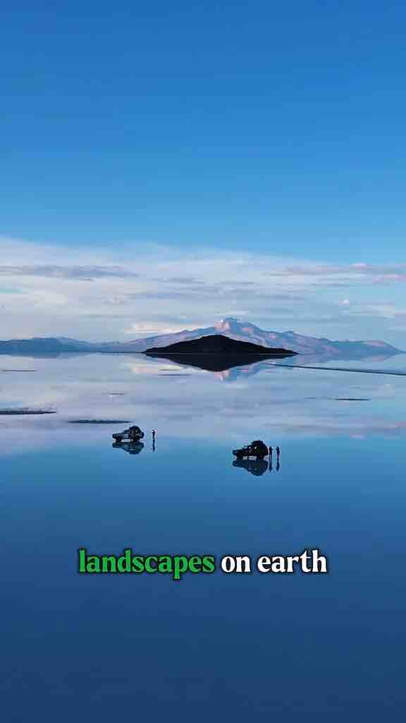 Facts about Bolivia including the Uyuni Salt Flat, high altitude that some land is above clouds etc.