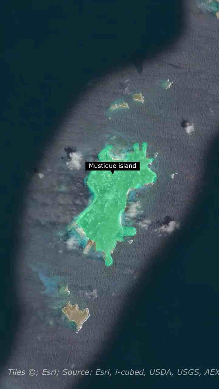 Island reserved for billionaires and multi-millionaires, Mustique Island in Saint Vincent and the Grenadines