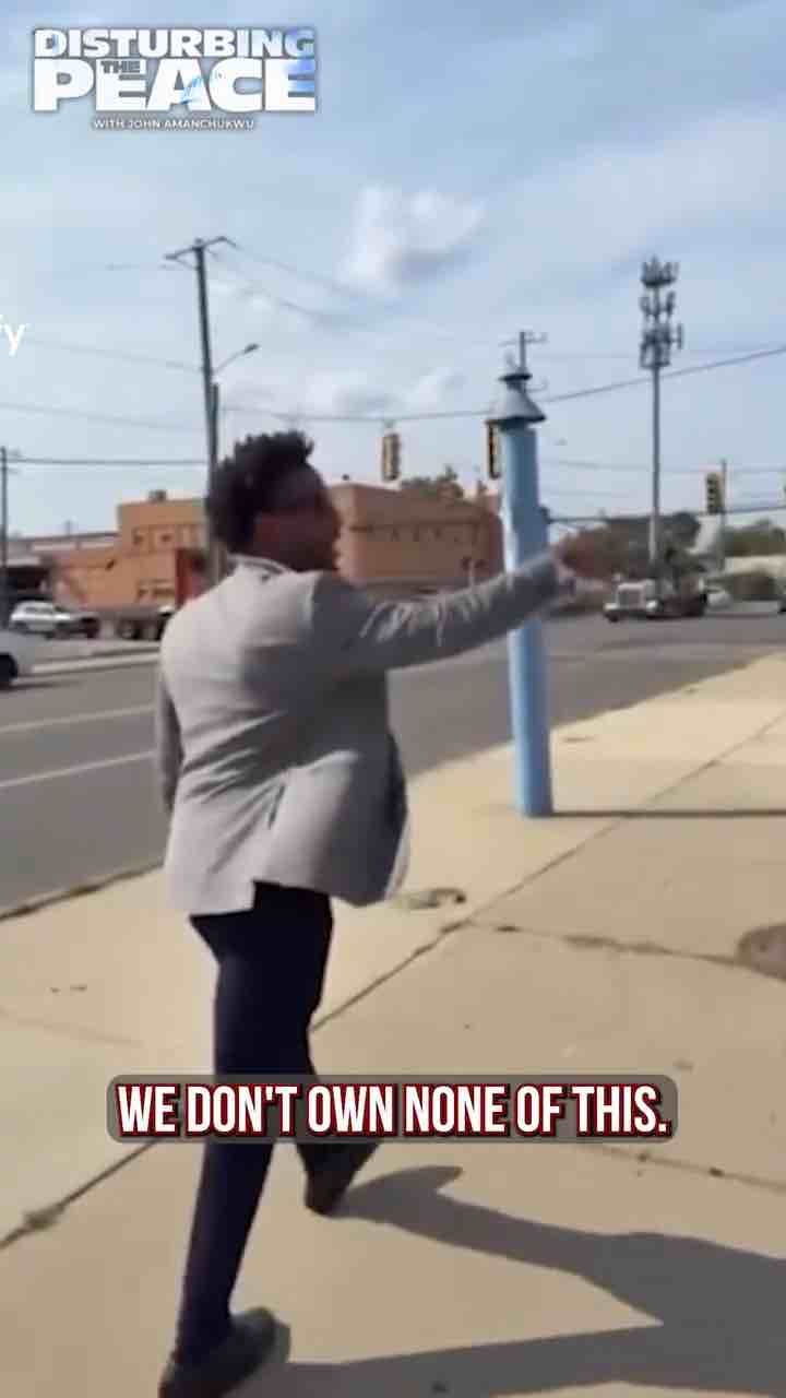 Black people in Detroit (and most of America) own nothing. Even soul food being sold to them by Arabs - video by John Amanchukwu @revwutruth2