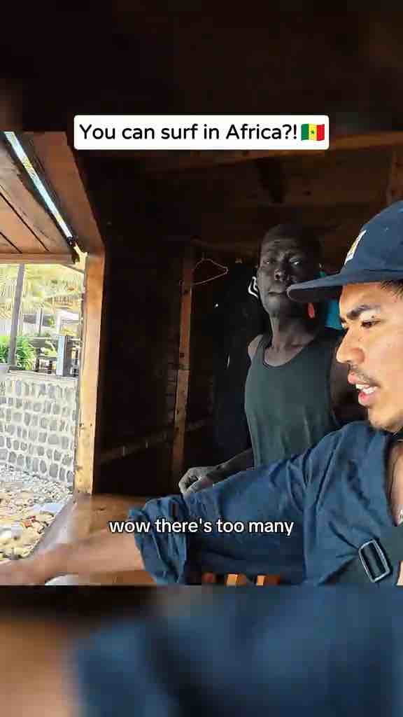 Surf school in Dakar, Senegal. Also the beautiful beach – video by @sergioexploresextra