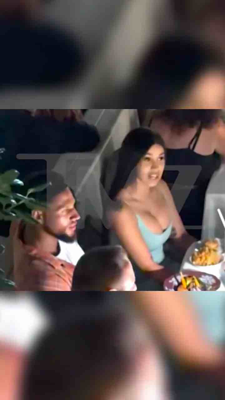 Cardi B and Maduka Okoye spotted having dinner together by the Venice Canal, Italy