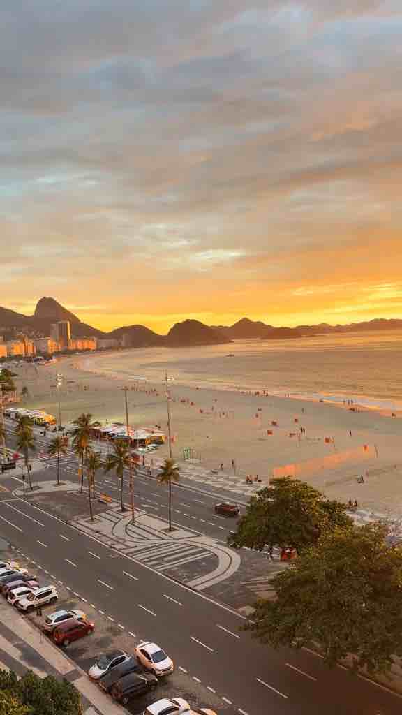 Copacabana beach, Rio De Janeiro, Brazil (song: Mas Que Nada by Black Eyed Peas ft Sergio Mendes)