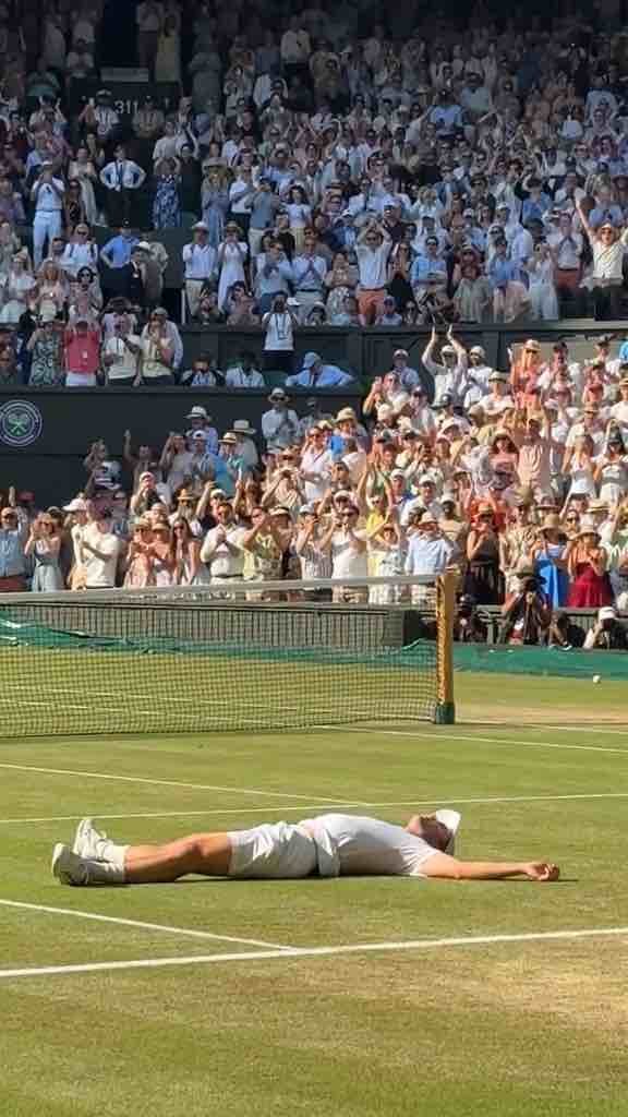 The moment Arthur Fury became a Wimbledon semi-finalist